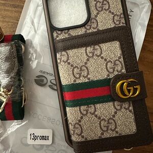 Designer Brown and Green Phone Case